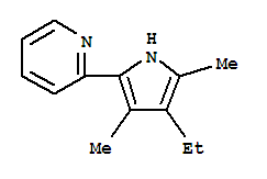 Pyridine, 2-(4-ethyl-3,5-dimethyl-1h-pyrrol-2-yl)-(9ci) Structure,402499-97-2Structure