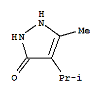 3H-pyrazol-3-one, 1,2-dihydro-5-methyl-4-(1-methylethyl)-(9ci) Structure,402601-45-0Structure