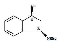 Acetamide, n-[(1r,3s)-2,3-dihydro-3-hydroxy-1h-inden-1-yl]-, rel-(9ci) Structure,403672-04-8Structure