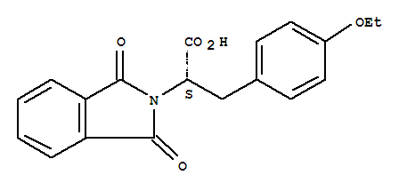 (S)-o-ethyl-n-phthaloxyltyrosine Structure,405237-92-5Structure