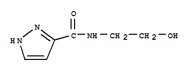 1H-pyrazole-3-carboxamide,n-(2-hydroxyethyl)-(9ci) Structure,405278-69-5Structure