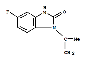 2H-benzimidazol-2-one,5-fluoro-1,3-dihydro-1-(1-methylethenyl)-(9ci) Structure,406945-10-6Structure