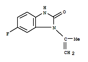 2H-benzimidazol-2-one,6-fluoro-1,3-dihydro-1-(1-methylethenyl)-(9ci) Structure,406945-11-7Structure