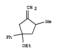 Benzene, (1-ethoxy-3-methyl-4-methylenecyclopentyl)-(9ci) Structure,406946-49-4Structure