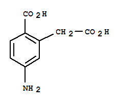 Benzeneacetic acid, 5-amino-2-carboxy-(9ci) Structure,408335-76-2Structure