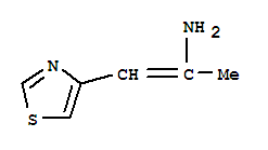 1-Propen-2-amine, 1-(4-thiazolyl)- Structure,408352-44-3Structure