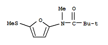 Propanamide, n,2,2-trimethyl-n-[5-(methylthio)-2-furanyl]- Structure,408500-84-5Structure