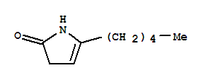 2H-pyrrol-2-one, 1,3-dihydro-5-pentyl-(9ci) Structure,409060-26-0Structure