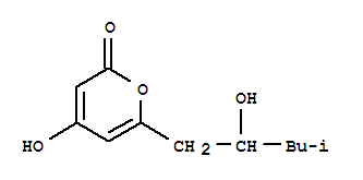 2H-pyran-2-one, 4-hydroxy-6-(2-hydroxy-4-methylpentyl)-(9ci) Structure,412277-32-8Structure