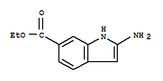 1H-indole-6-carboxylicacid,2-amino-,ethylester(9ci) Structure,412284-12-9Structure