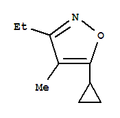 Isoxazole, 5-cyclopropyl-3-ethyl-4-methyl-(9ci) Structure,412301-35-0Structure