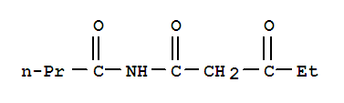 Pentanamide, 3-oxo-n-(1-oxobutyl)- Structure,412341-49-2Structure