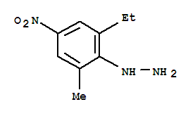 Hydrazine, (2-ethyl-6-methyl-4-nitrophenyl)-(9ci) Structure,412925-84-9Structure