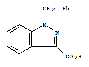 1-(Phenylmethyl)-1h-indazole-3-carboxylic acid Structure,41354-03-4Structure