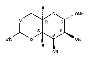 Methyl 4,6-o-benzylidene-a-d-mannopyranoside Structure,4148-58-7Structure