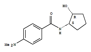 Benzamide, 4-(dimethylamino)-n-[(1r,2s)-2-hydroxycyclopentyl]-, rel-(9ci) Structure,415693-13-9Structure