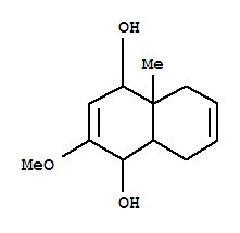 1,4-Naphthalenediol, 1,4,4a,5,8,8a-hexahydro-2-methoxy-4a-methyl-(9ci) Structure,422567-16-6Structure