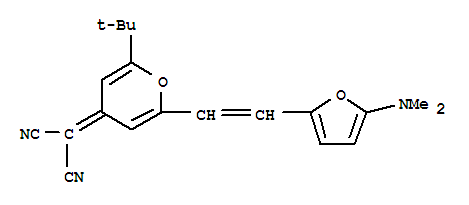 Propanedinitrile, [2-[2-[5-(dimethylamino)-2-furanyl]ethenyl]-6-(1,1-dimethylethyl)-4h-pyran-4-ylidene]-(9ci) Structure,424835-57-4Structure