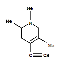 Pyridine, 4-ethynyl-1,2,3,6-tetrahydro-1,2,5-trimethyl-(9ci) Structure,42491-41-8Structure