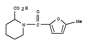 1-(5-Methyl-furan-2-carbonyl)-piperidine-2-carboxylic acid Structure,427882-96-0Structure