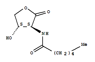 Hexanamide, n-[(3s,4s)-tetrahydro-4-hydroxy-2-oxo-3-furanyl]-(9ci) Structure,428510-09-2Structure