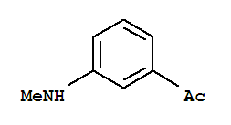 1-(3-(Methylamino)phenyl)ethanone Structure,42865-75-8Structure