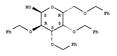 2,3,4,6-Tetra-o-benzyl-alpha-d-galactopyranose Structure,4291-69-4Structure