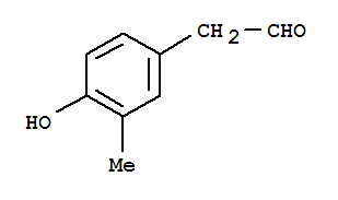 Benzeneacetaldehyde, 4-hydroxy-3-methyl-(9ci) Structure,433230-56-9Structure