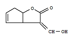 2H-cyclopenta[b]furan-2-one, 3,3a,6,6a-tetrahydro-3-(hydroxymethylene)-(9ci) Structure,434313-66-3Structure