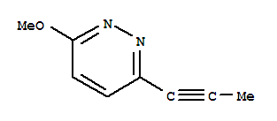 Pyridazine, 3-methoxy-6-(1-propynyl)-(9ci) Structure,434937-93-6Structure