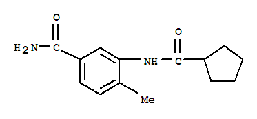 Benzamide, 3-[(cyclopentylcarbonyl)amino]-4-methyl-(9ci) Structure,435291-04-6Structure