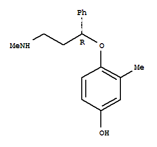 3-Methyl-4-[(1r)-3-(methylamino)-1-phenylpropoxy]phenol Structure,435293-66-6Structure