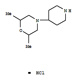 2,6-Dimethyl-4-piperidin-4-yl-morpholine Structure,436099-87-5Structure