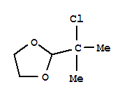 1,3-Dioxolane, 2-(1-chloro-1-methylethyl)- Structure,4362-42-9Structure