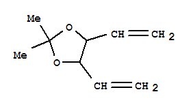 1,3-Dioxolane, 4,5-diethenyl-2,2-dimethyl- Structure,4362-67-8Structure