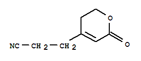 2H-pyran-4-propanenitrile, 5,6-dihydro-2-oxo-(9ci) Structure,438529-93-2Structure