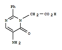 5-Amino-6-oxo-2-phenyl-1(6h)-pyrimidineacetic acid Structure,439910-96-0Structure