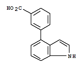 3-(1H-indol-4-yl)benzoic acid Structure,442562-80-3Structure