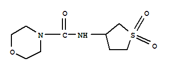 4-Morpholinecarboxamide,n-(tetrahydro-1,1-dioxido-3-thienyl)-(9ci) Structure,443651-78-3Structure