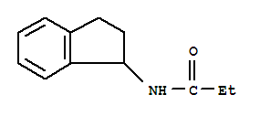 Propanamide, n-(2,3-dihydro-1h-inden-1-yl)- Structure,443754-12-9Structure