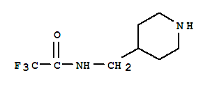 2,2,2-Trifluoro-n-piperidin-4-ylmethyl-acetamide Structure,444617-44-1Structure