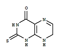 4(1H)-pteridinone,2,3,7,8-tetrahydro-2-thioxo-(9ci) Structure,444810-00-8Structure