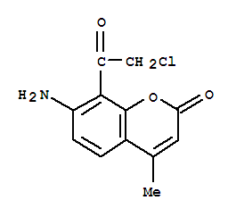 2H-1-benzopyran-2-one, 7-amino-8-(chloroacetyl)-4-methyl-(9ci) Structure,445477-12-3Structure