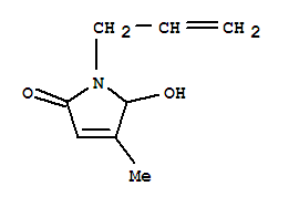 2H-pyrrol-2-one, 1,5-dihydro-5-hydroxy-4-methyl-1-(2-propenyl)-(9ci) Structure,445489-29-2Structure