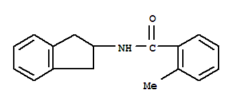 Benzamide, n-(2,3-dihydro-1h-inden-2-yl)-2-methyl-(9ci) Structure,450353-04-5Structure