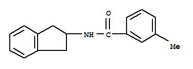 Benzamide, n-(2,3-dihydro-1h-inden-2-yl)-3-methyl-(9ci) Structure,450353-17-0Structure