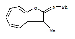 Benzenamine, n-(3-methyl-2h-cyclohepta[b]furan-2-ylidene)-(9ci) Structure,452916-47-1Structure