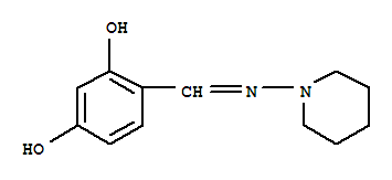 1,3-Benzenediol, 4-[(1-piperidinylimino)methyl]-(9ci) Structure,453551-17-2Structure