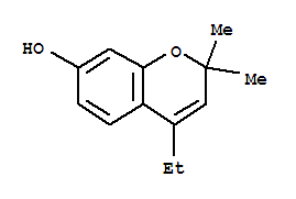 2H-1-benzopyran-7-ol,4-ethyl-2,2-dimethyl-(9ci) Structure,453593-24-3Structure