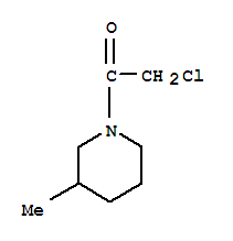 2-Chloro-1-(3-methyl-piperidin-1-yl)-ethanone Structure,4593-19-5Structure